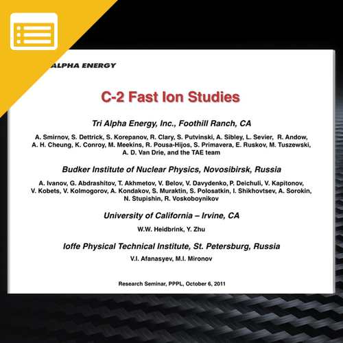 C-2 Fast Ion Studies