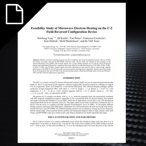 Feasibility study of microwave electron heating on the C-2 field-reversed configuration device