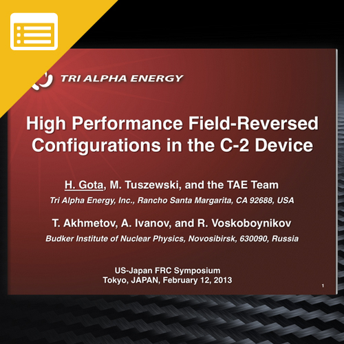 High Performance Field-Reversed Configurations in the C-2 Device