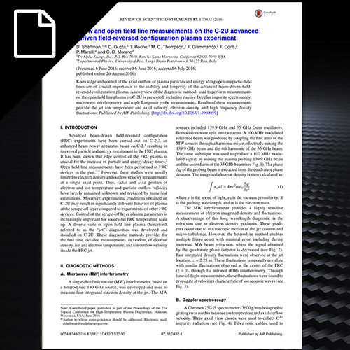 Jet outflow and open field line measurements on the C-2U advanced beam-driven field-reversed configuration plasma experiment