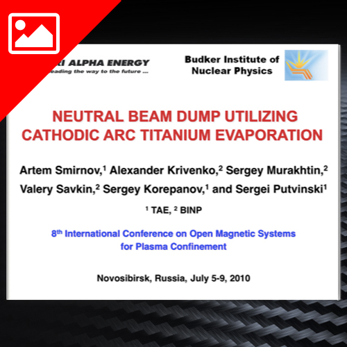 Neutral Beam Dump Utilizing Cathodic Arc Titanium Evaporation