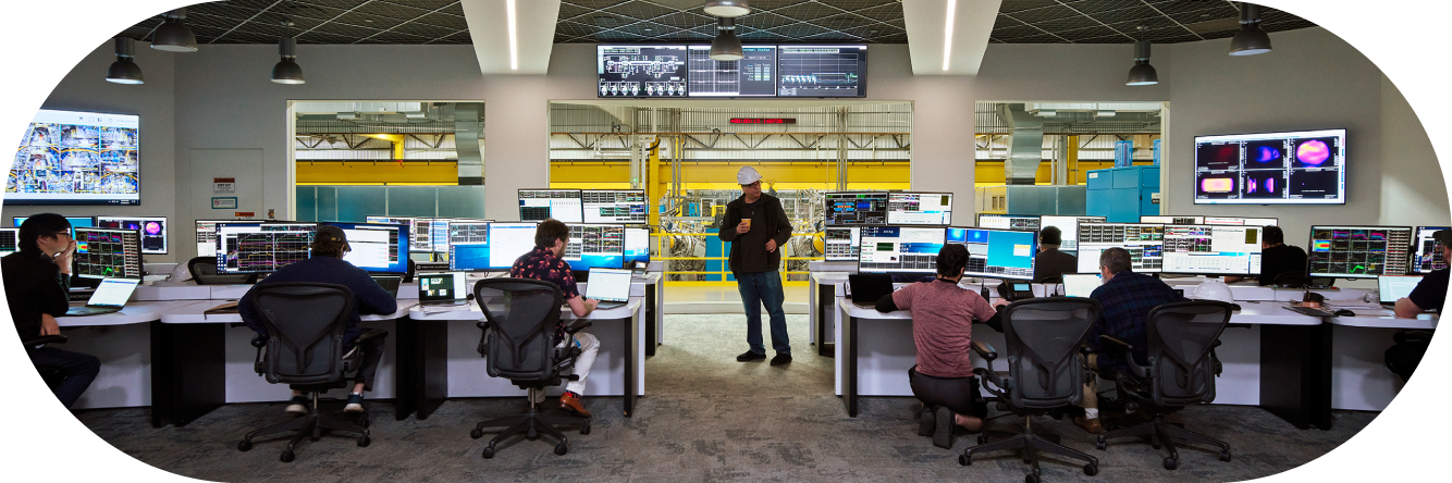 A engineer maintaining Norman fusion reactor at TAE Technologies